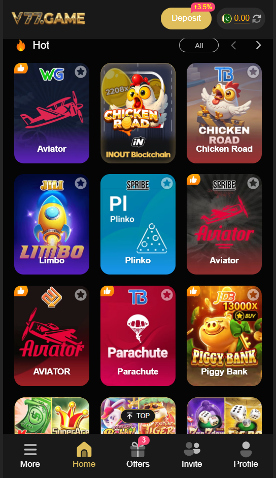 V77 Bet Game Features